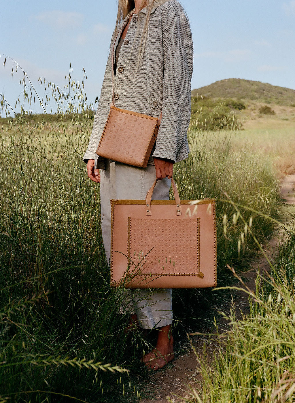 Las Palmas Tote- Honey