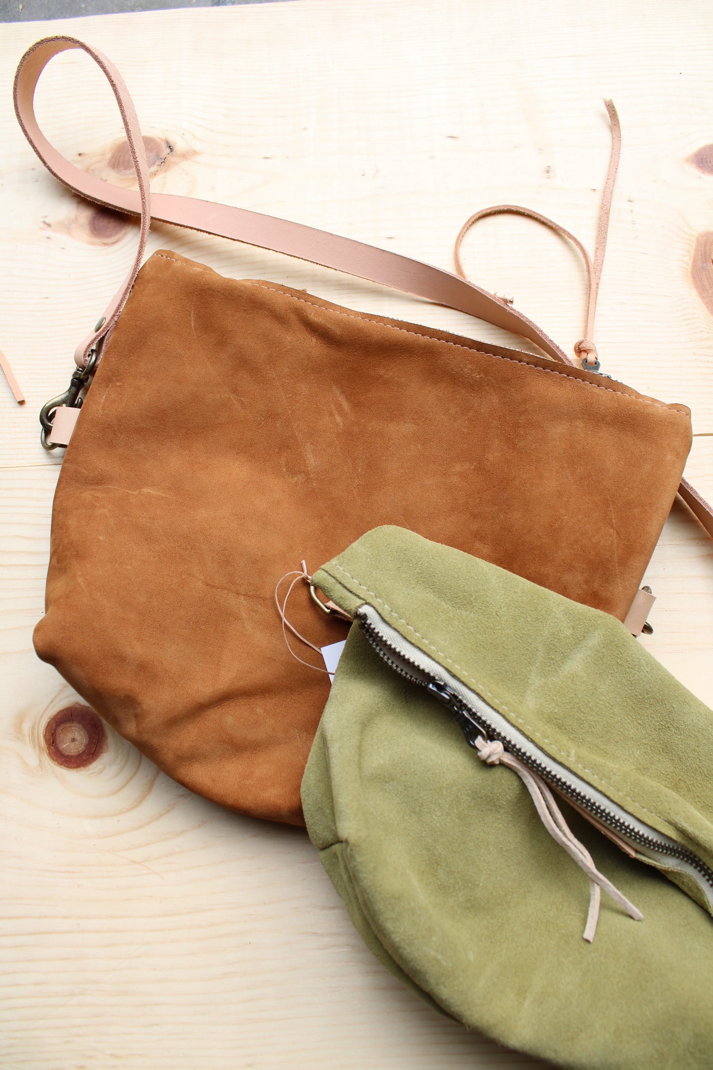 Suede Side Bag