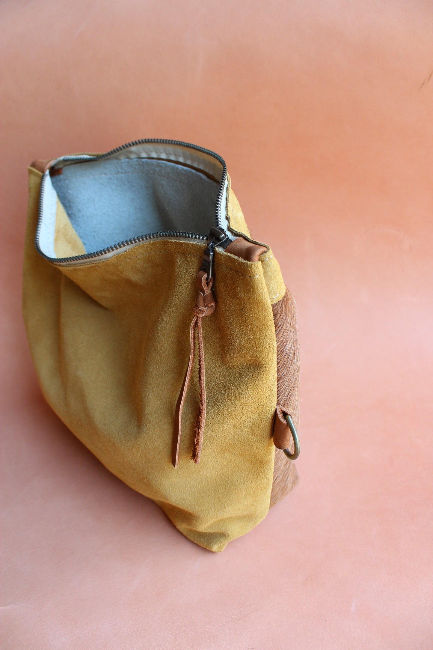 Suede Side Bag