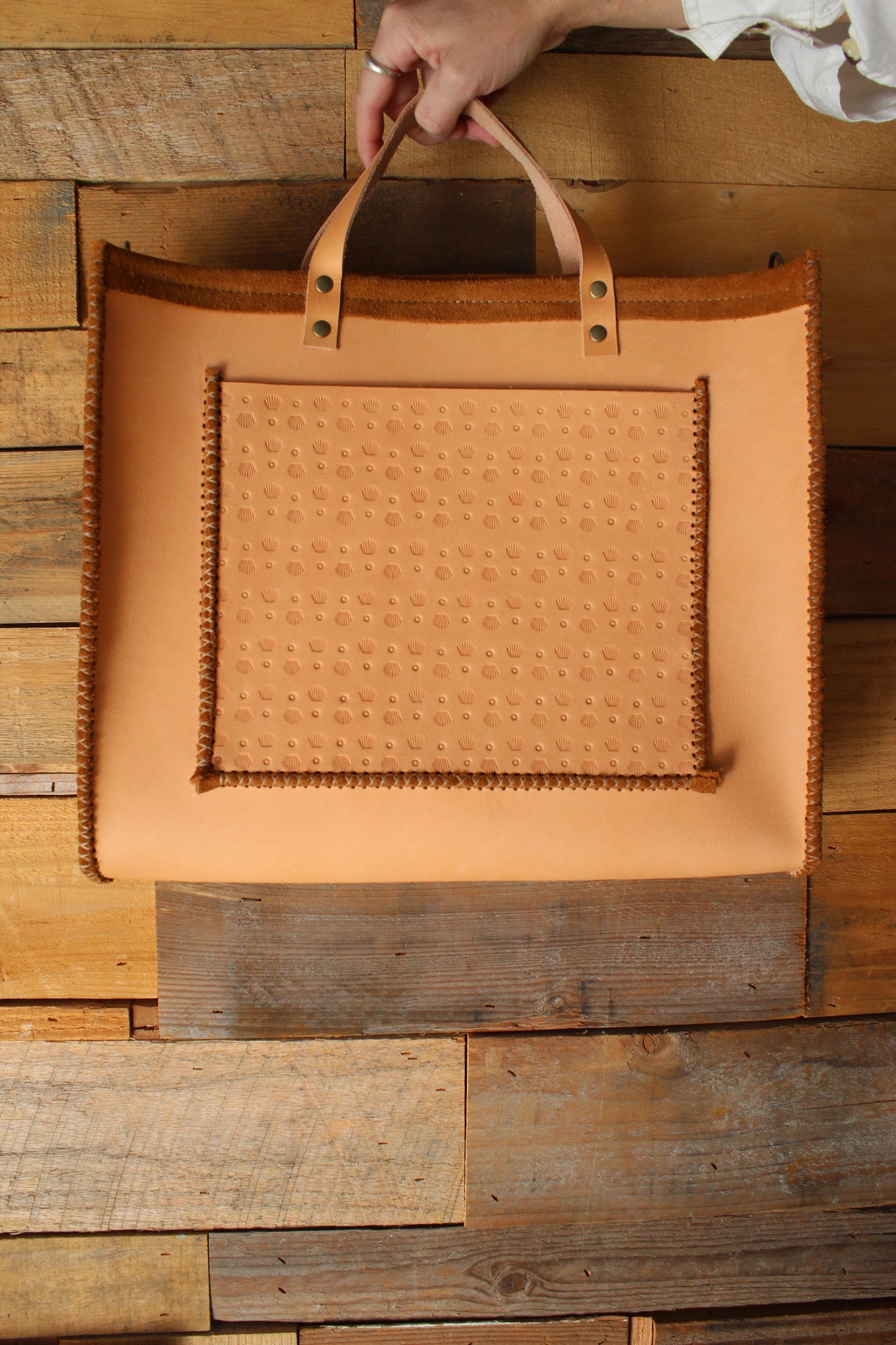 Las Palmas Tote- Tobacco