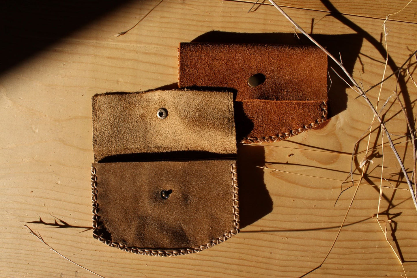Round Suede Wallet