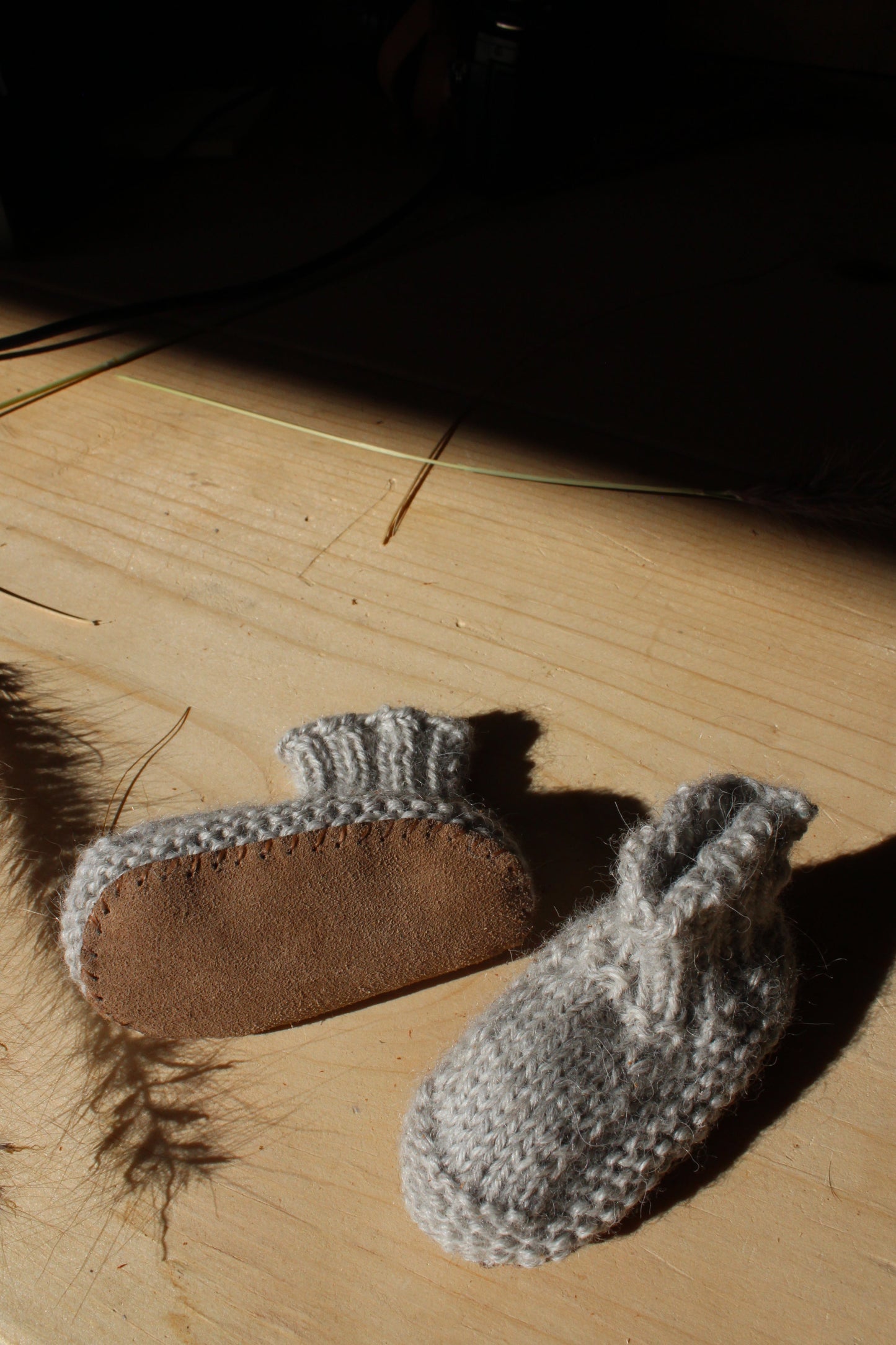 Knitted Bebe Booties