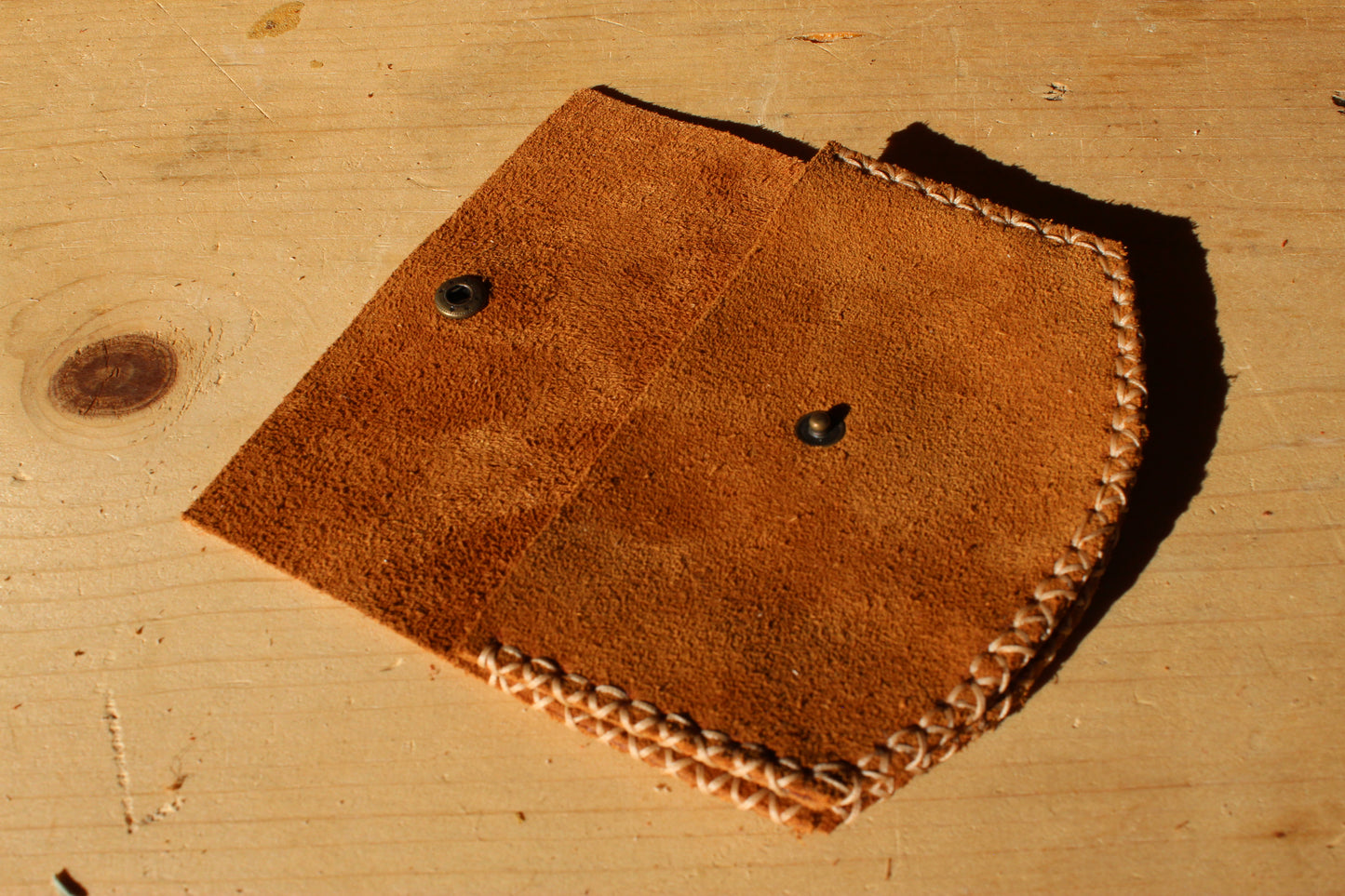 Round Suede Wallet