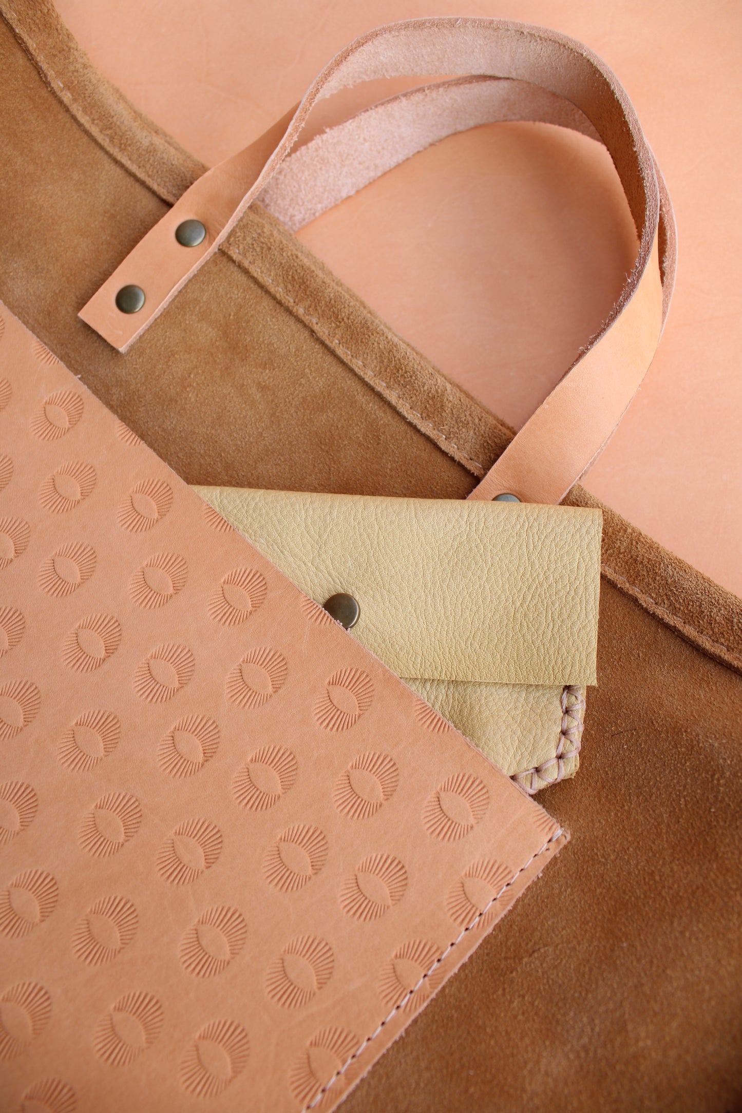 Round Suede Wallet
