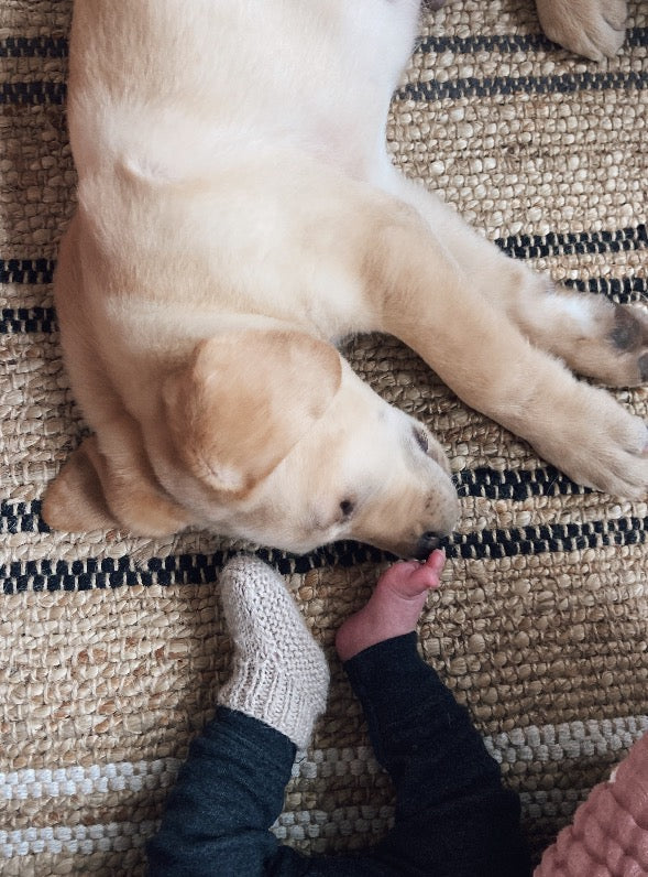 Knitted Bebe Booties