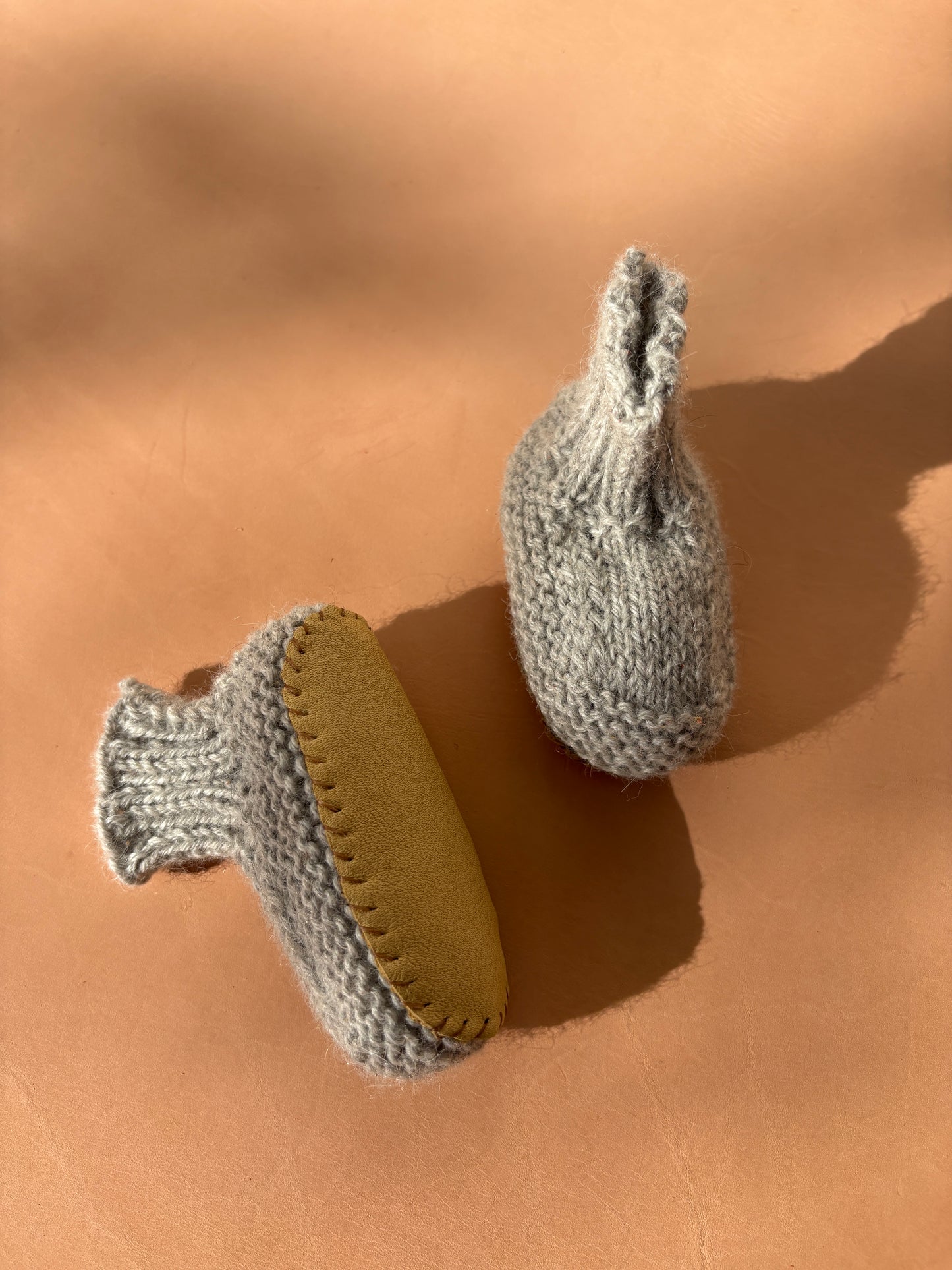 Knitted Bebe Booties