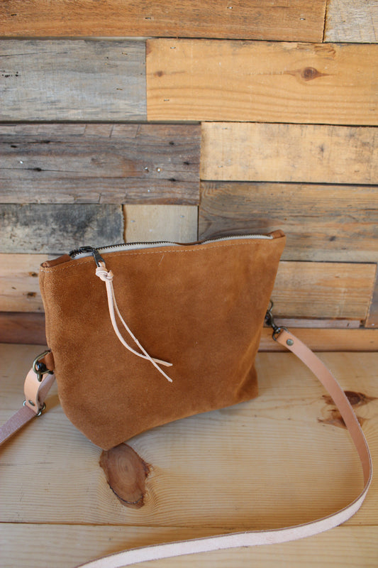 Suede Side Bag