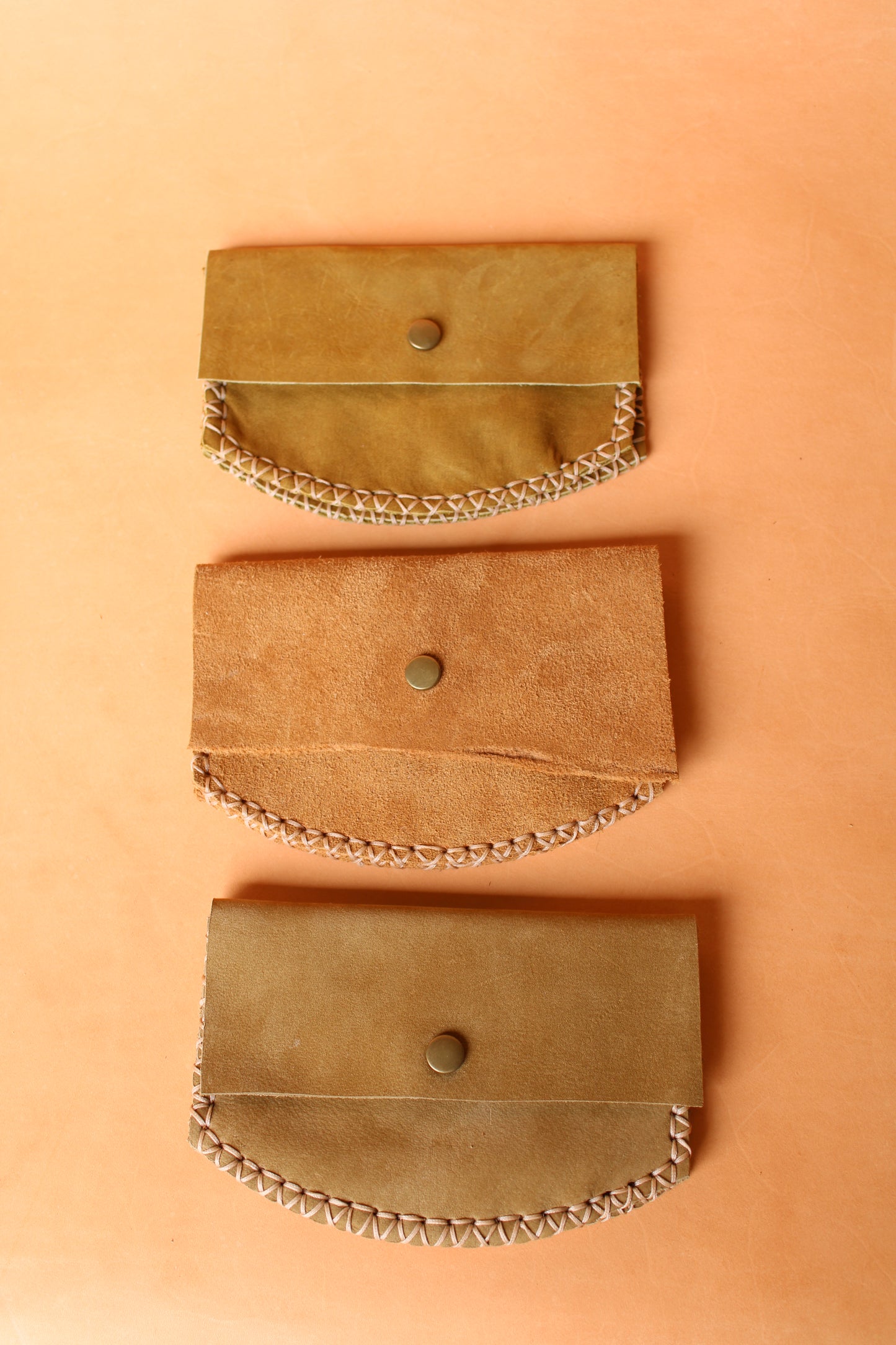 Round Suede Wallet