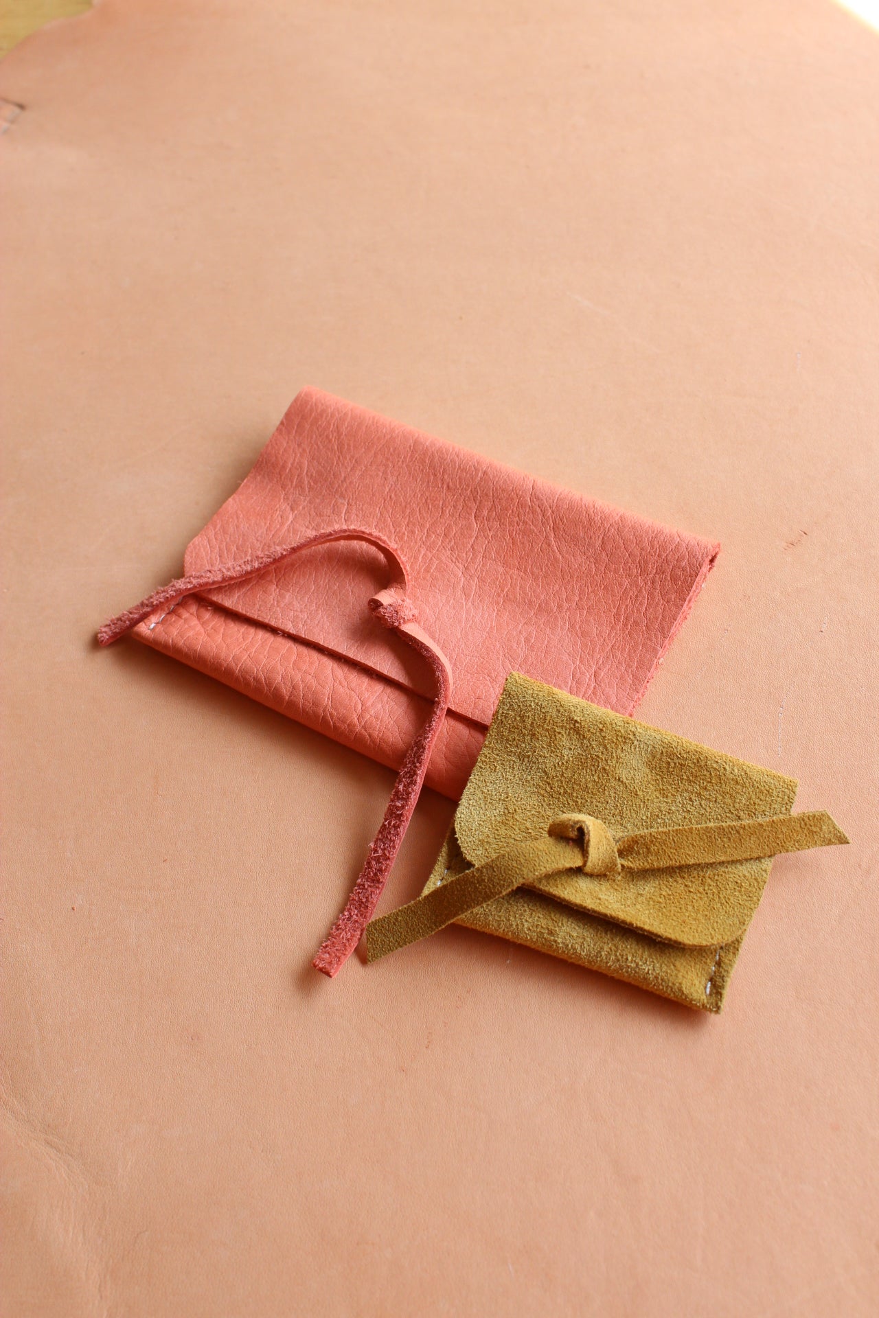 Suede Jewelry Pouch