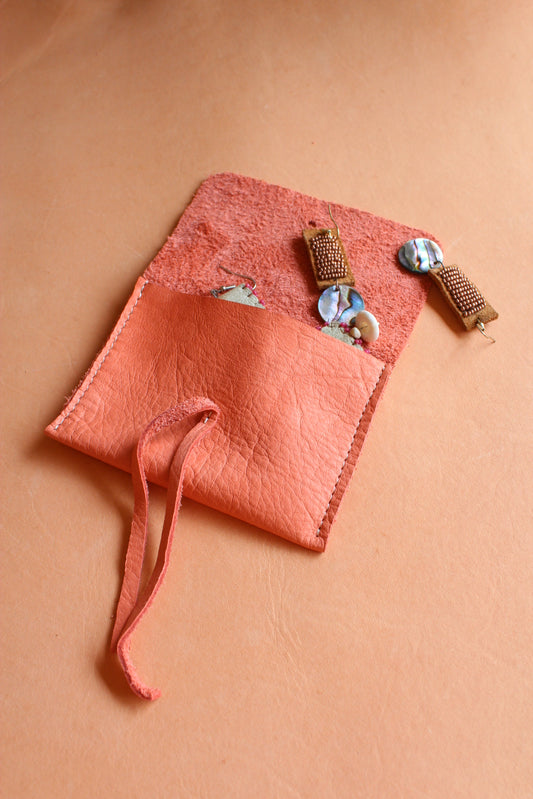 Suede Jewelry Pouch