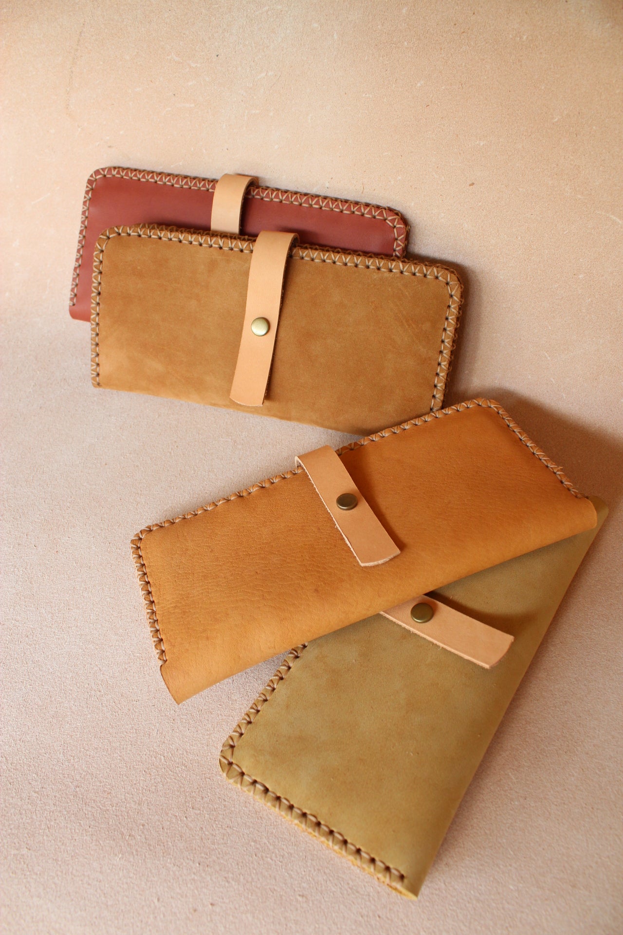 Long Foldable Wallet-Nubuck
