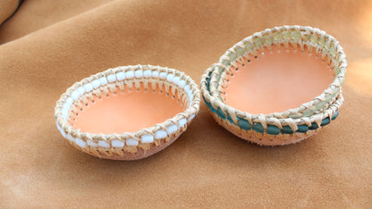Beaded Seagrass Bowls