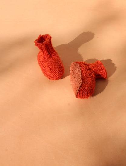 Knitted Bebe Booties