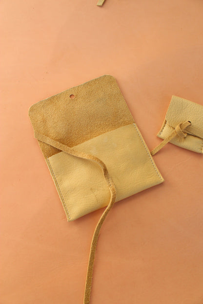 Suede Jewelry Pouch