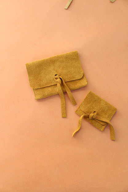 Suede Jewelry Pouch