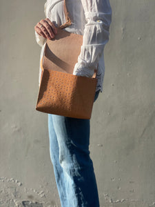Handstamped Satchels
